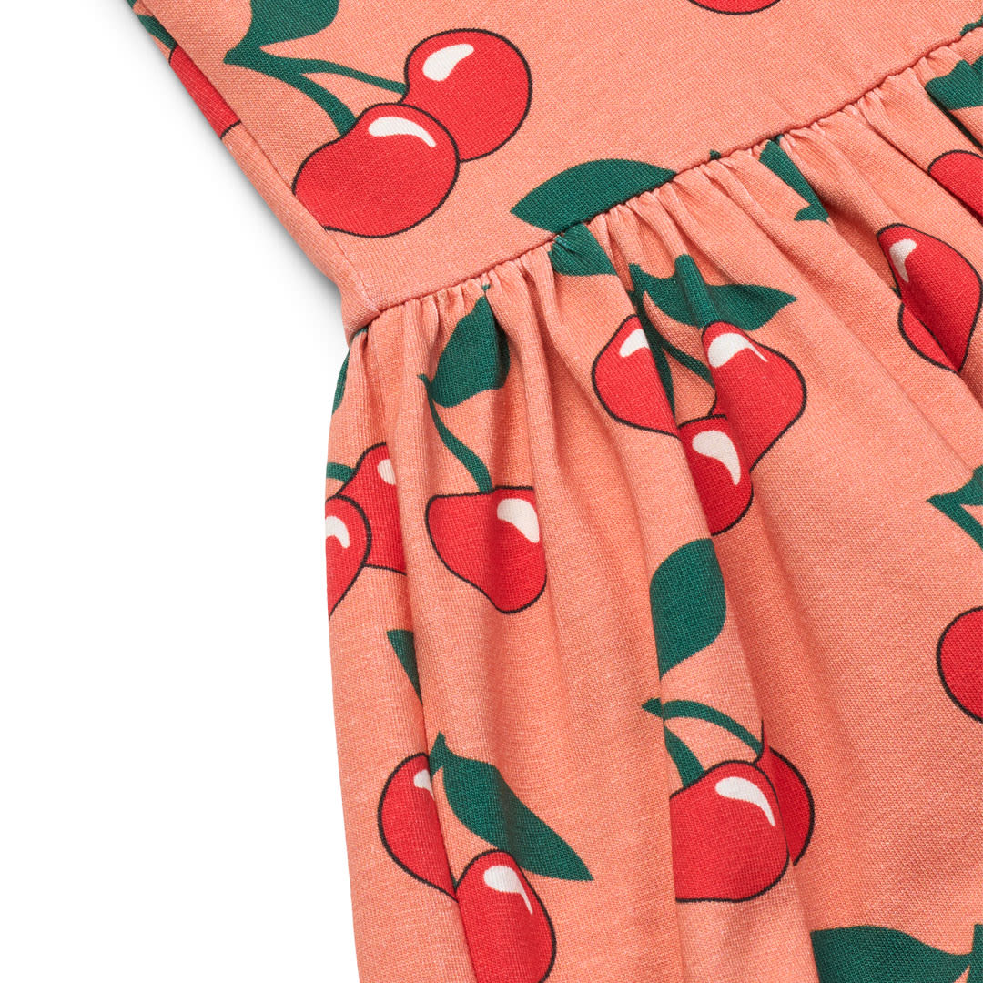 Rubinette Kurzärmliger Kleid mit Kirschen