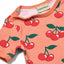 Elstar Kurzärmeliger Baby Body mit Kirschen