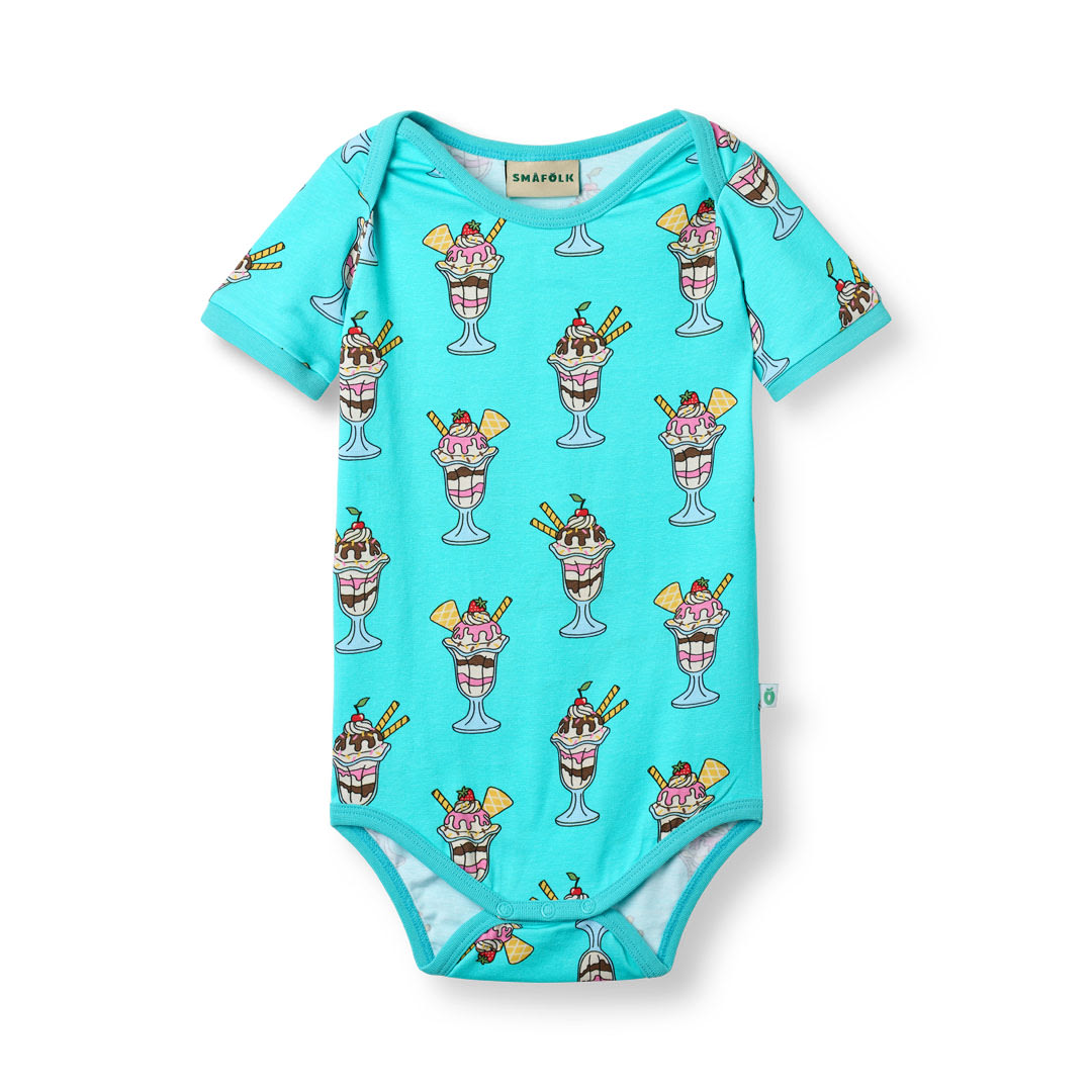 Ulm Kurzärmeliger Baby Body mit Eisbechern