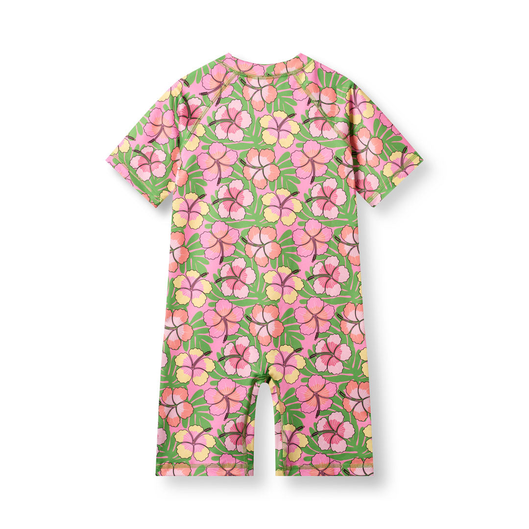 UV50 Badeanzug mit Blumen