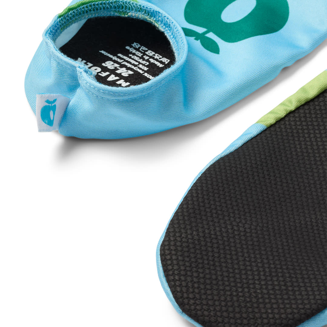 UV50 Badeschuhe für Kinder mit Äpfeln