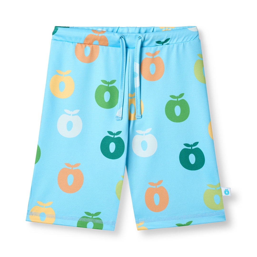 UV50-Badehose mit Äpfeln