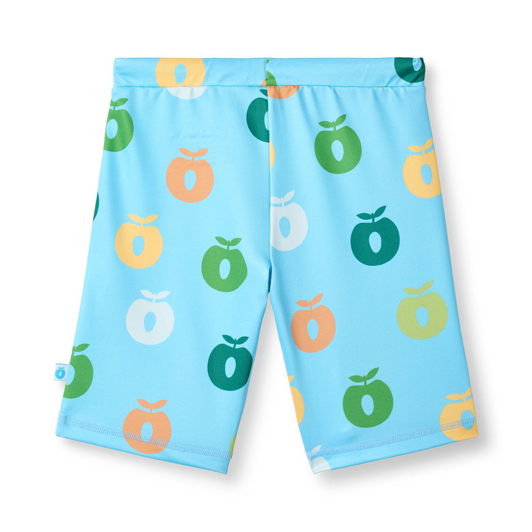 UV50-Badehose mit Äpfeln