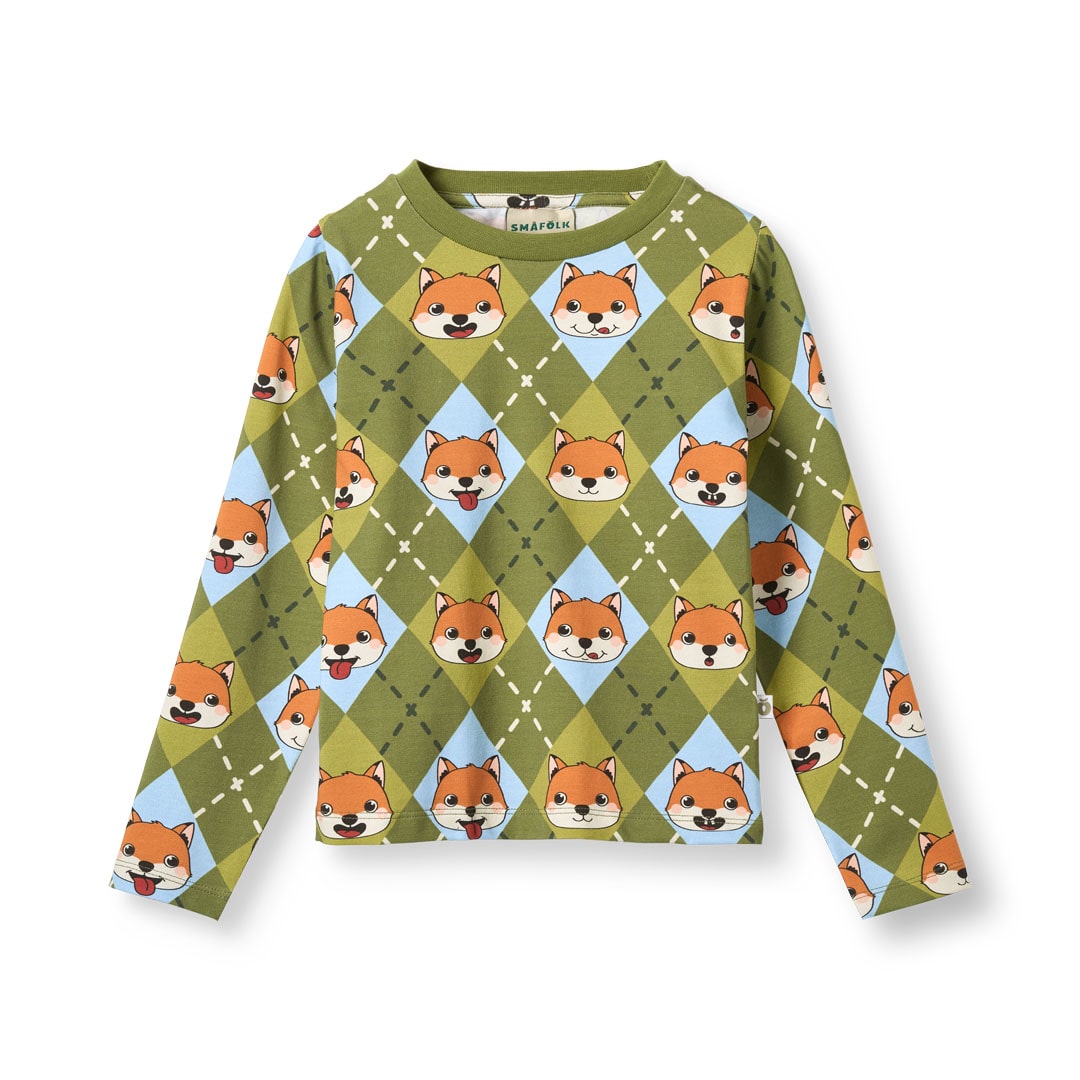 Gala Langarmshirt mit Füchsen