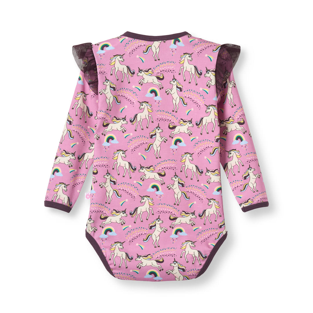 Regent Langärmliger Baby Body mit Einhörnern