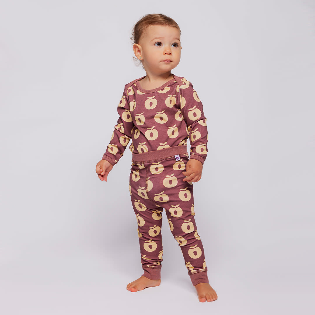 Elstar Leggings für Babys mit dem Äpfeln