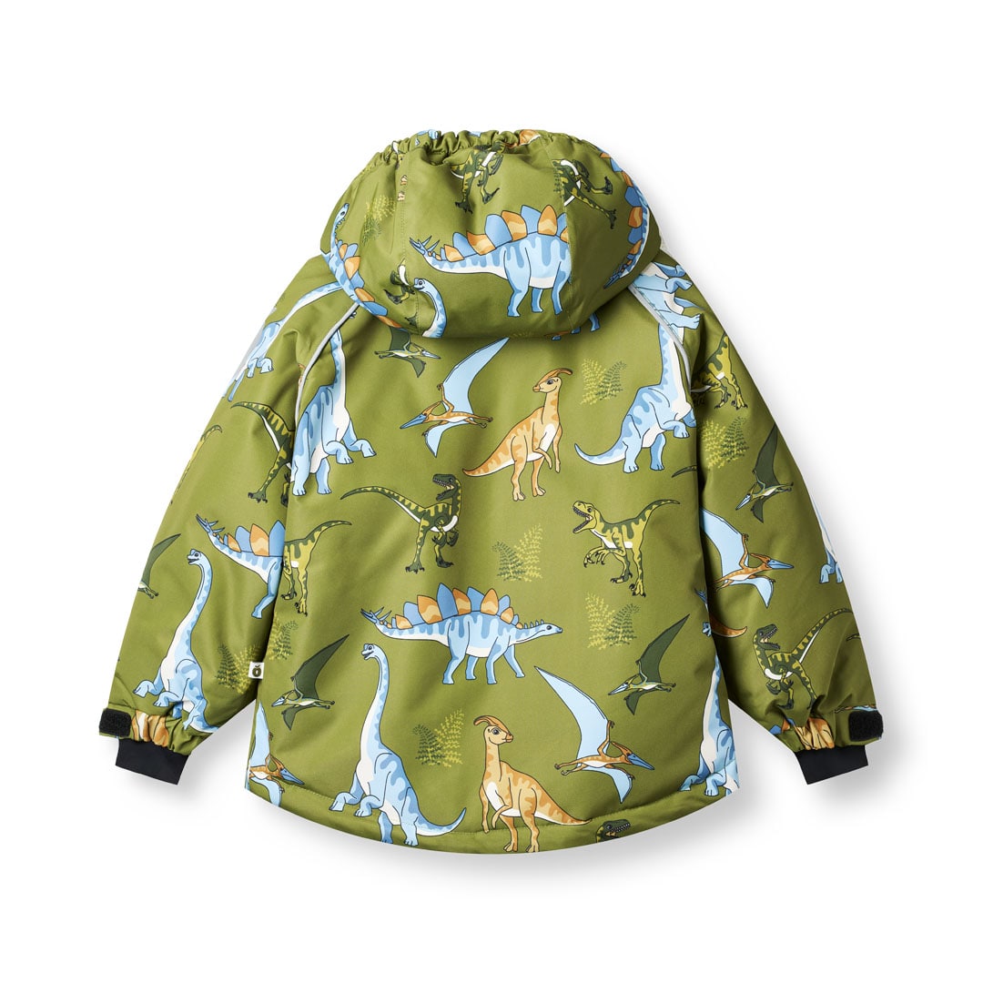 Winterjacke mit Dinosauriern