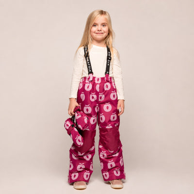Skihose mit Äpfeln