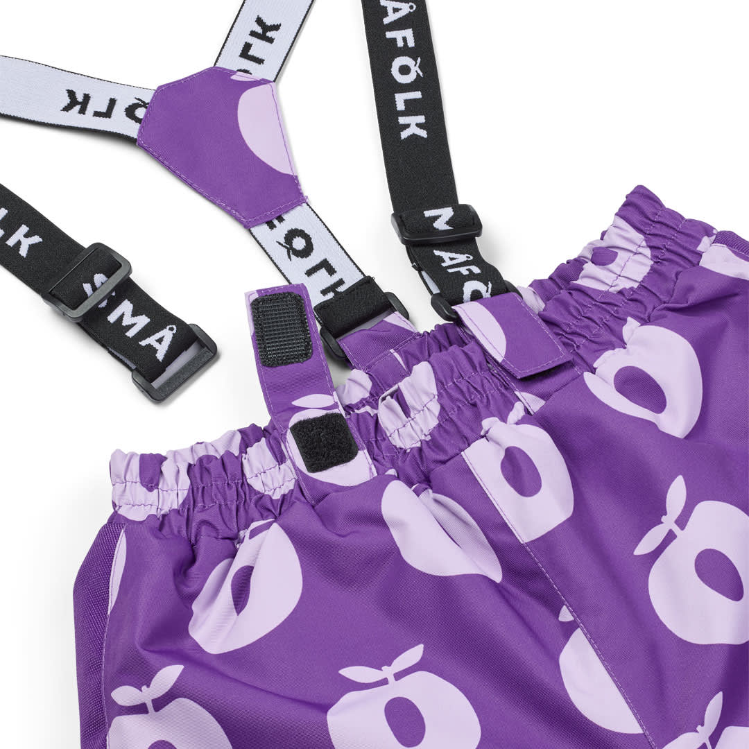 Skihose mit Äpfeln