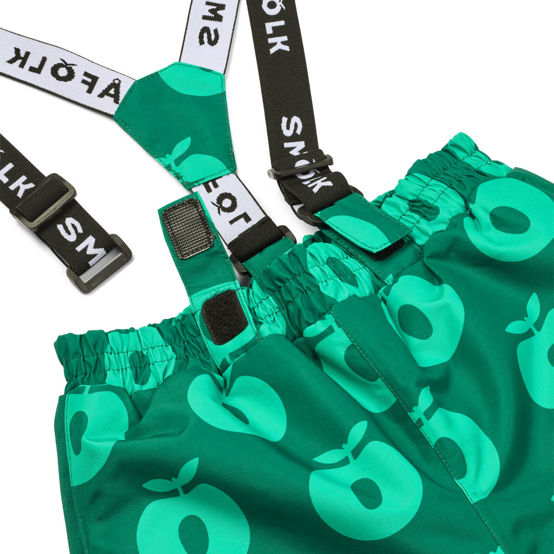 Skihose mit Äpfeln