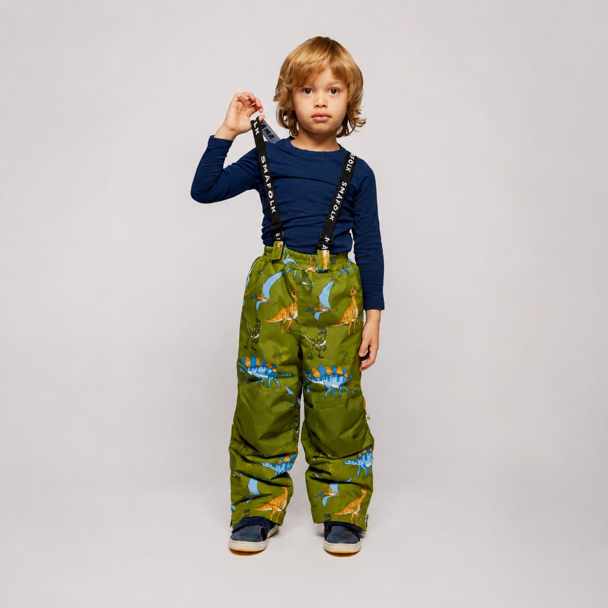 Skihose mit Dinosauriern