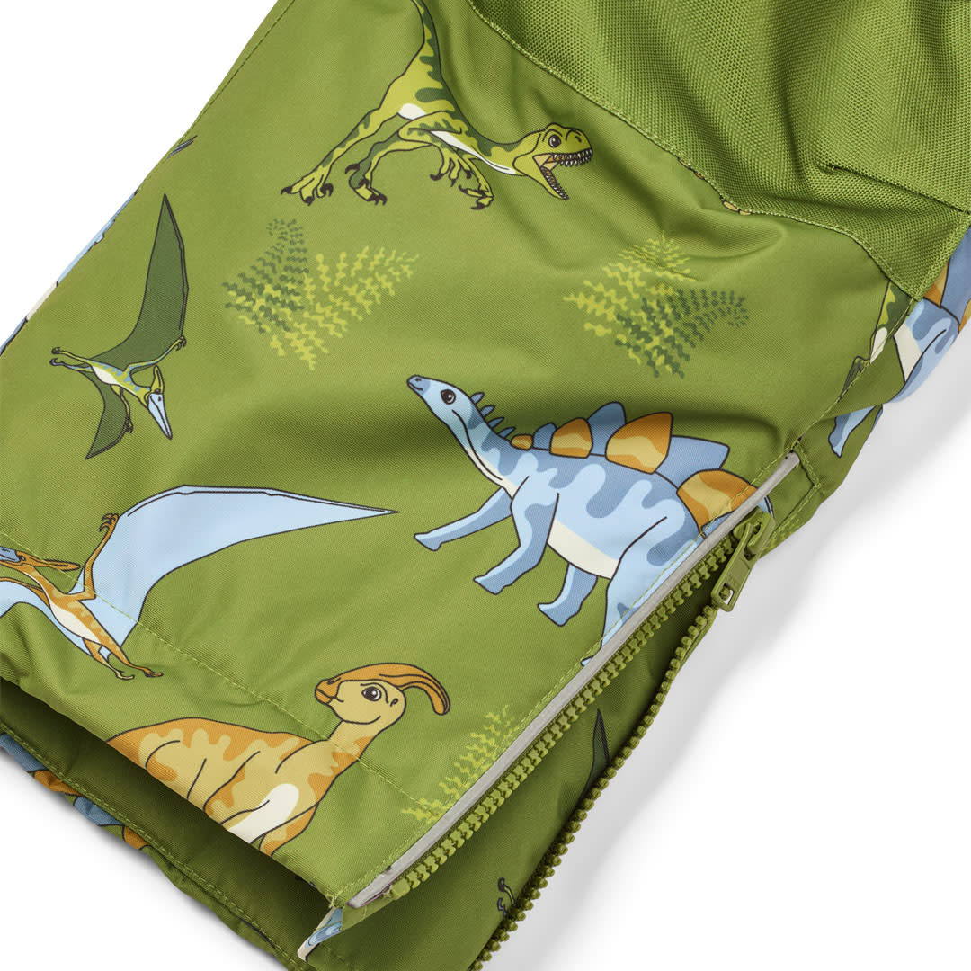 Skihose mit Dinosauriern