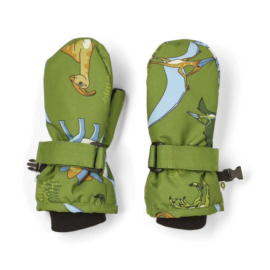 Fäustlinge mit Dinosauriern