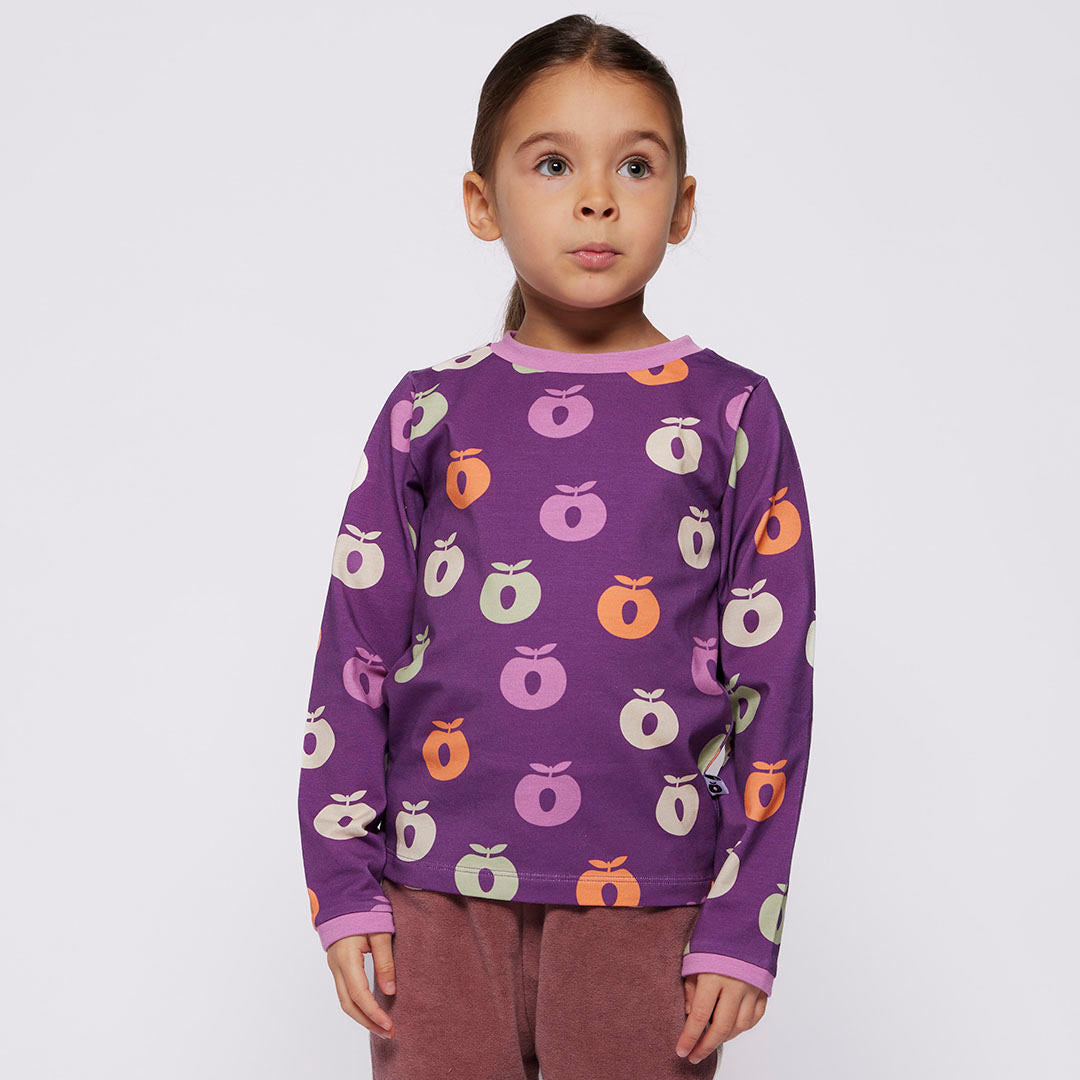 Elstar Langärmliger Bluse mit Äpfeln
