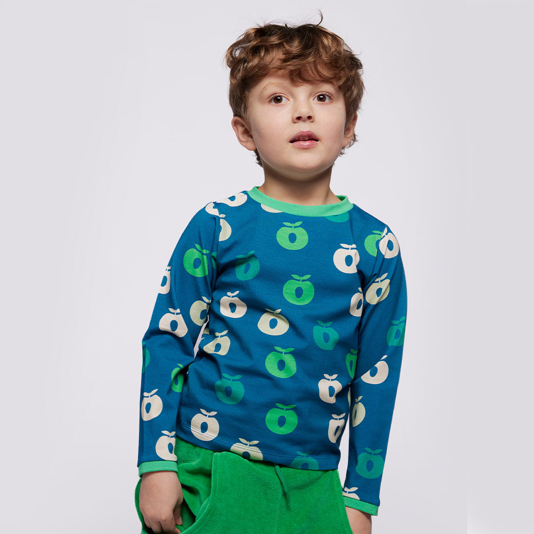 Elstar Langärmliger Bluse mit Äpfeln