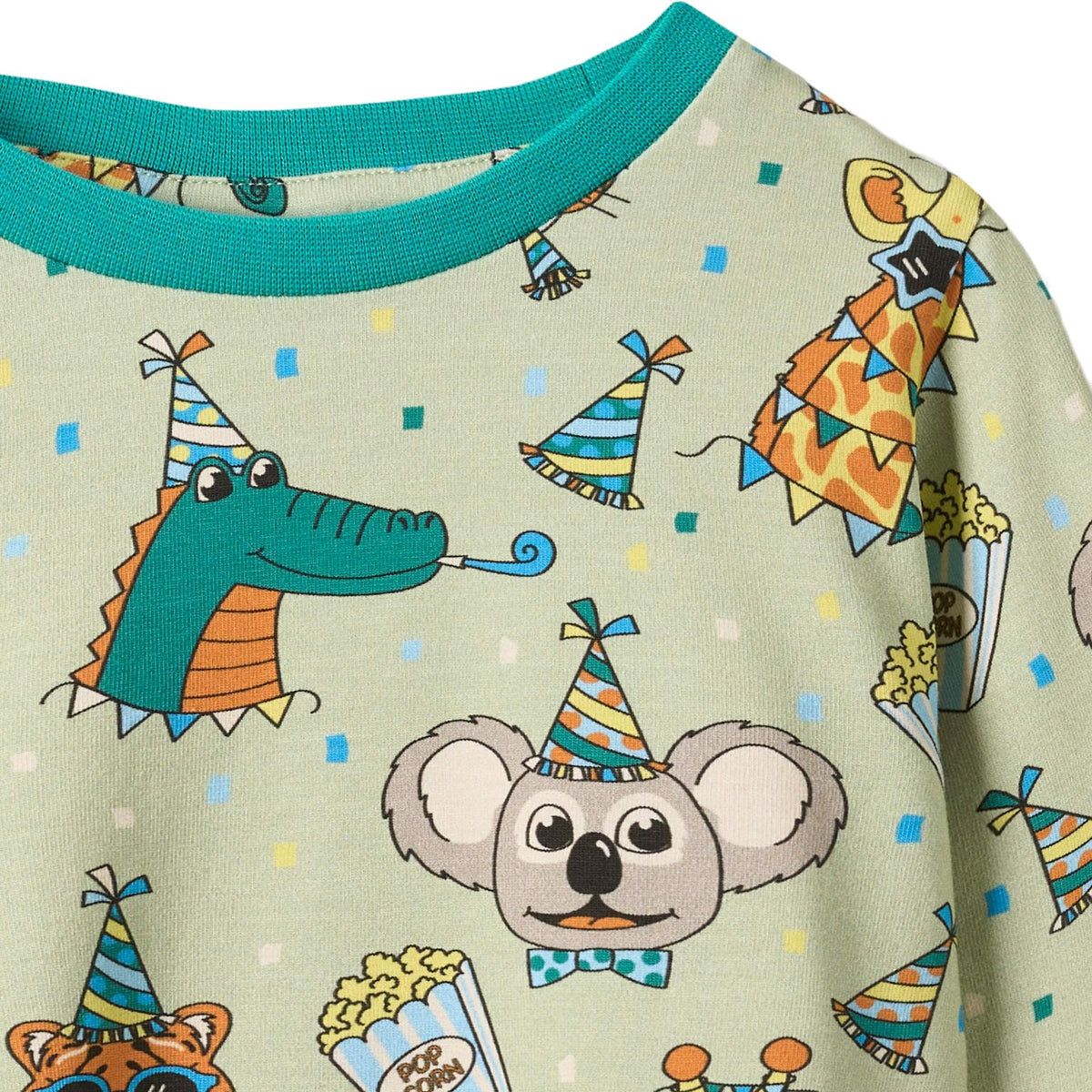 Elstar Langarmshirt mit festliche Tiere