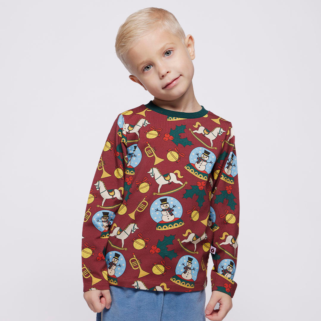Gala Langarmshirt mit Weihnachten
