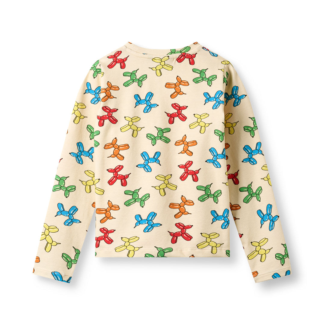 Gala Langarmshirt mit Ballon-Tiermotiv