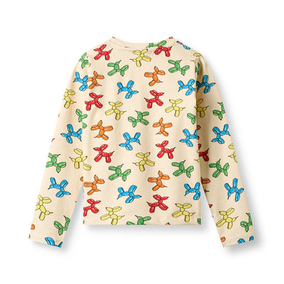 Gala Langarmshirt mit Ballon-Tiermotiv