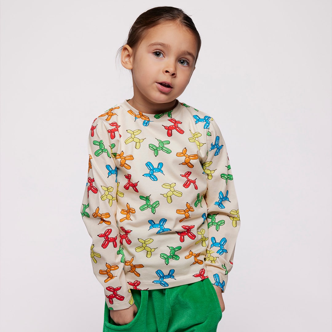 Gala Langarmshirt mit Ballon-Tiermotiv