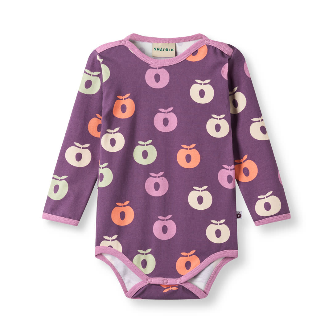 Elstar Langärmliger Baby Body mit Äpfeln