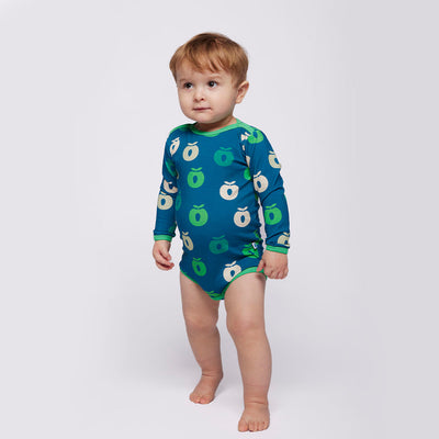 Elstar Langärmliger Baby Body mit Äpfeln
