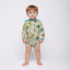 Elstar Langärmliger Baby Body mit Festliche Tiere