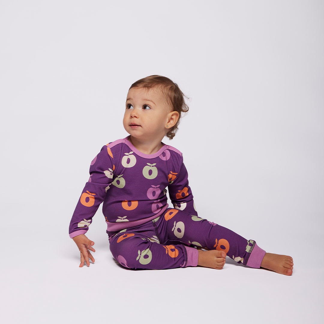 Elstar Baby leggings mit Äpfeln