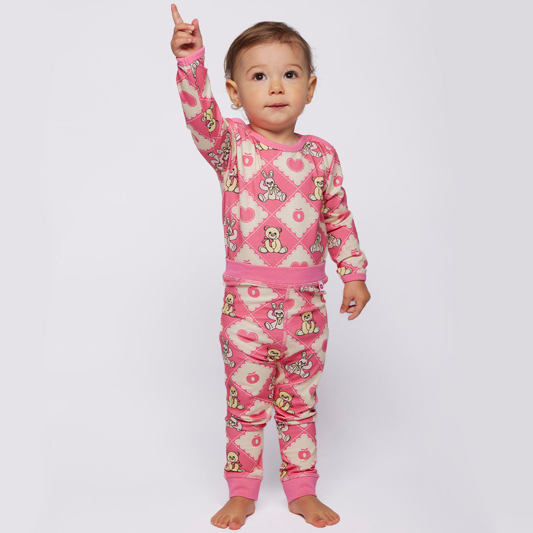 Elstar Baby Leggings mit Teddybären