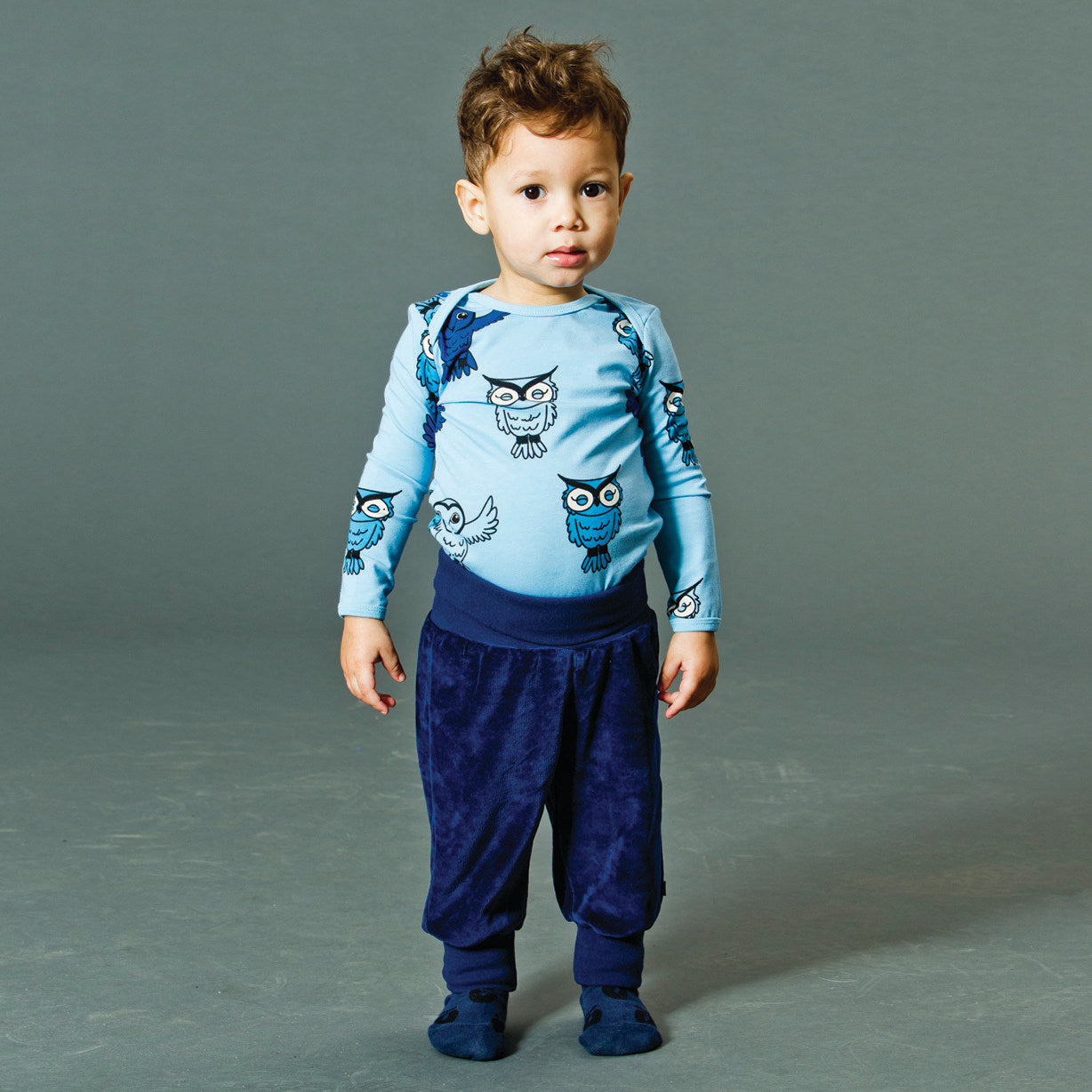 Samt Baby-Hose mit Gummibund