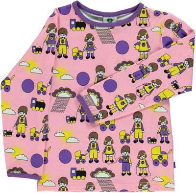 Langarmshirt mit Kindern