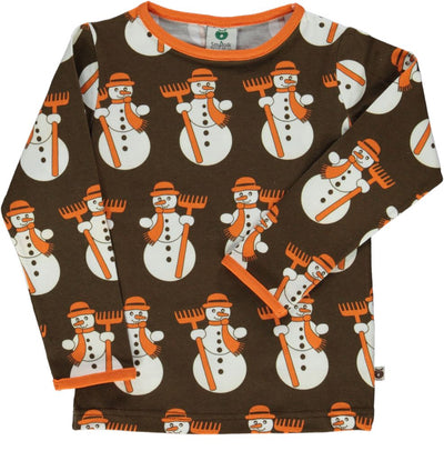 Langarmshirt mit Schneemännern