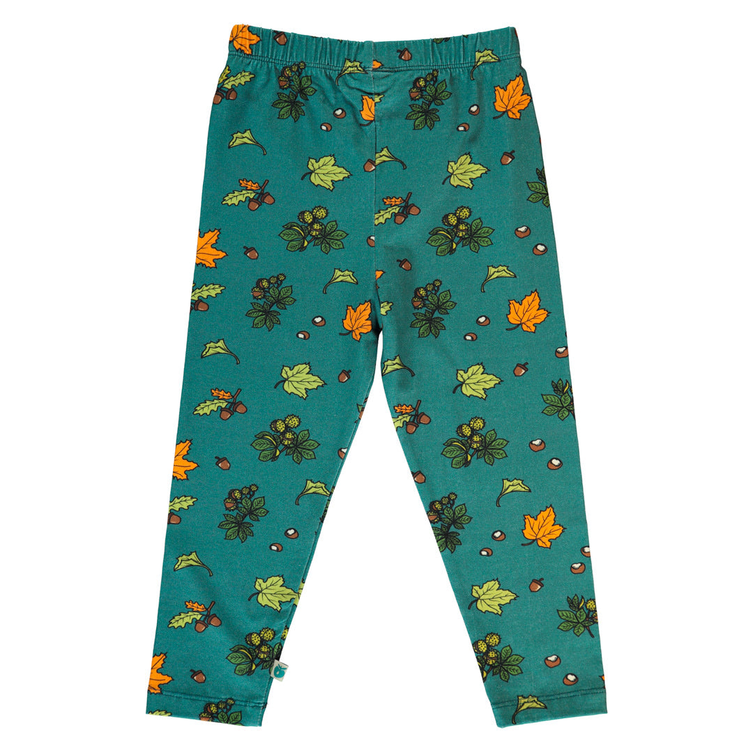 Leggings für Kinder mit Herbstblättern