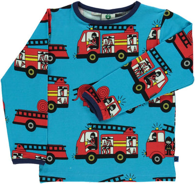 Langarnshirt mit Feuerwehrauto