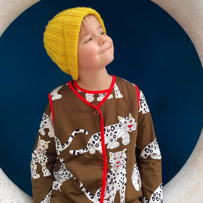 Langarmshirt mit Schneeleopard