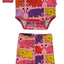 Set mit langärmliger Baby Body und Leggings mit Retro-Äpfeln