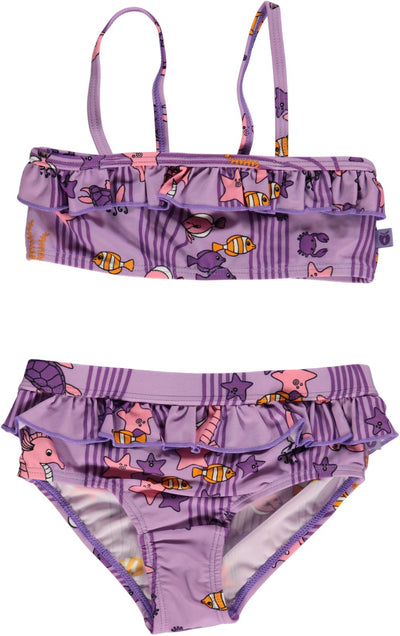 UV50 Bikini mit Rüschen und Ozean