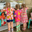 Kurzärmliges Kleid mit Eistüten