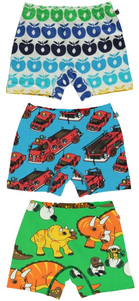 3 Pack Boys Underpants, Multiple Prints