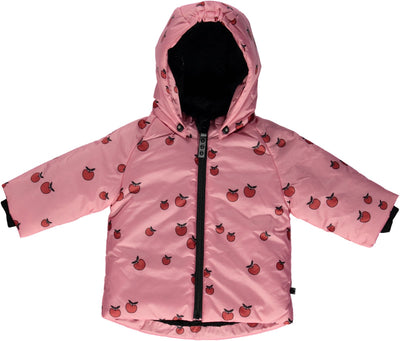 Baby-Winterjacke mit Äpfeln