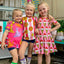 Kurzärmliges Kleid mit Eistüten