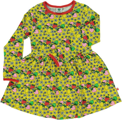 Dress LS. Strawberry