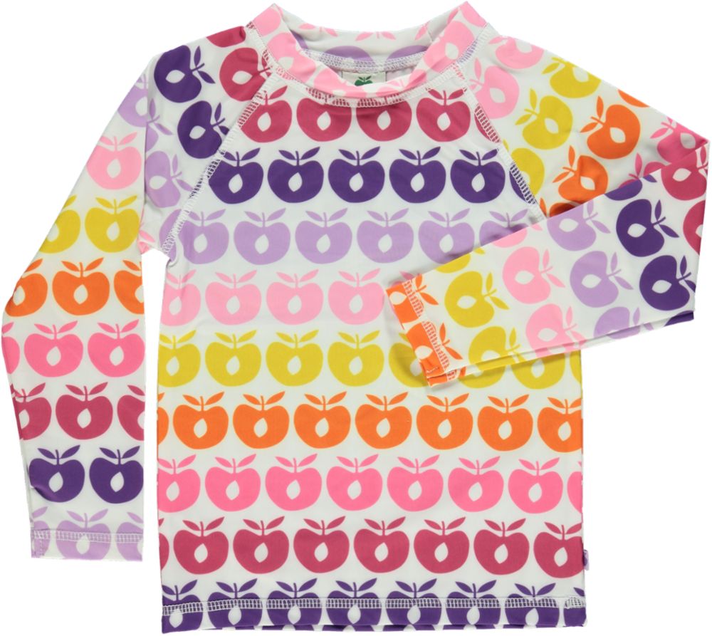 UV50 Swimwear T-shirt, Mini Retro Apples