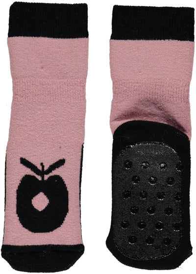 Anti-Rutsch Knöchel Socken mit grossen Apfel