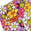 Radlerhose mit Blumen