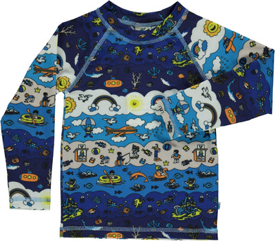 Swim T-shirt, LS. Landscape