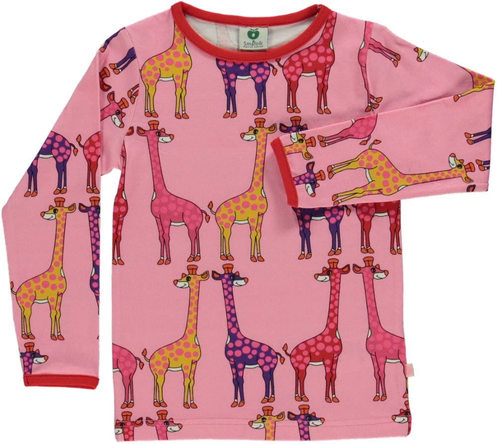 Langarmshirt mit Giraffen