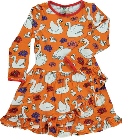 Kleid mit Schwan