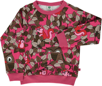 Sweatshirt mit Eule im Baum