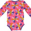 Langärmliger Baby Body mit Blumen